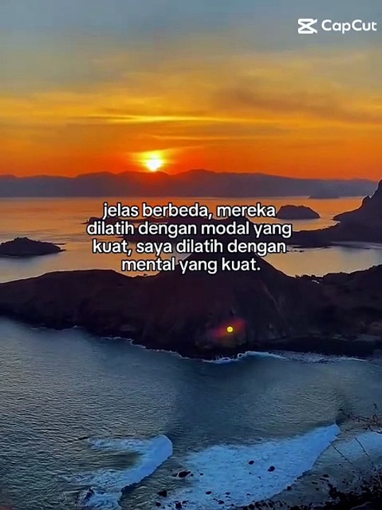 Di latih mental yg kuat