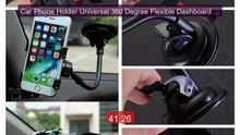 Car Phone Holder Universal 360 Degree Flexible Dashboard Wind... -- Amazing Value 2026 | Must Have!