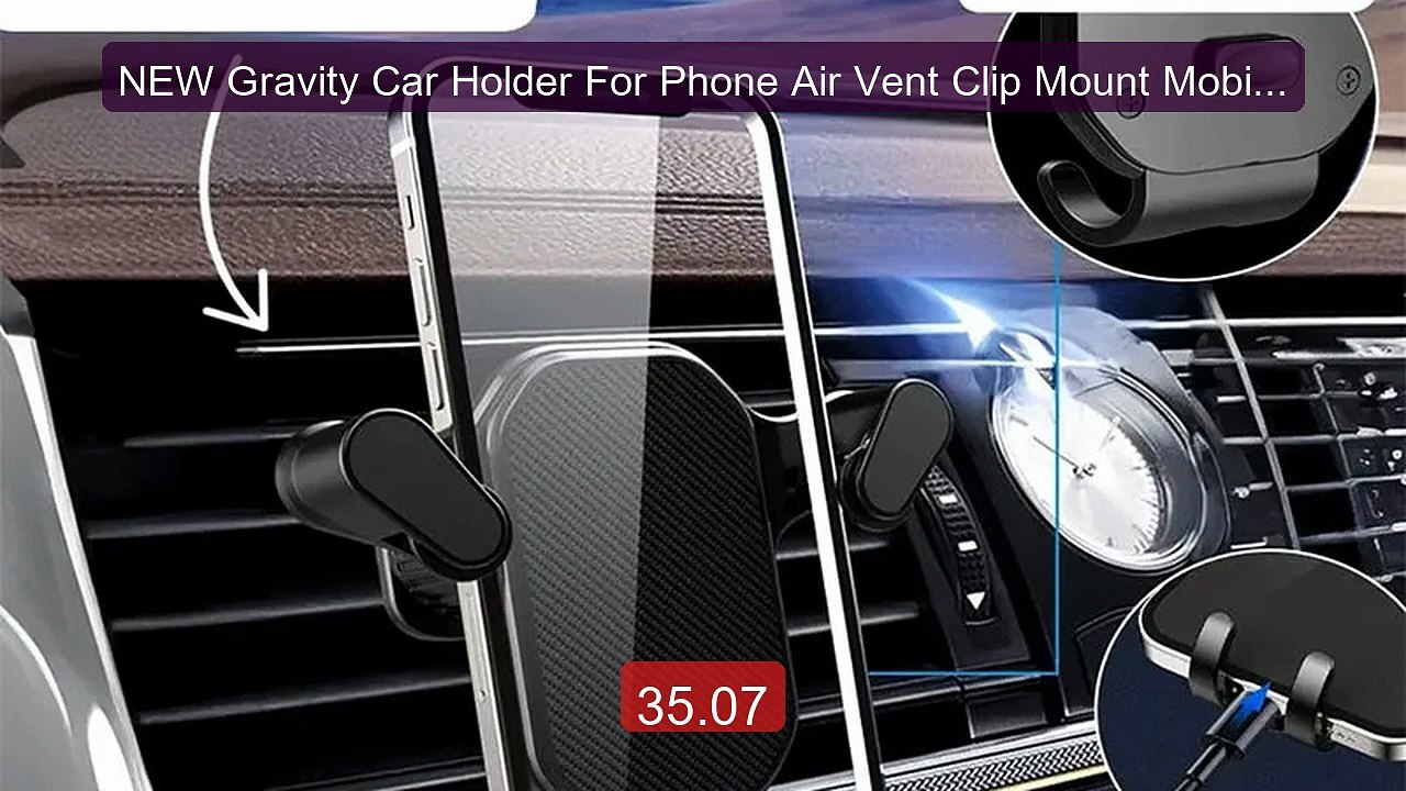 NEW Gravity Car Holder For Phone Air Vent Clip Mount Mobile Cell St... -- Top Rated 2026 | Buy Now!