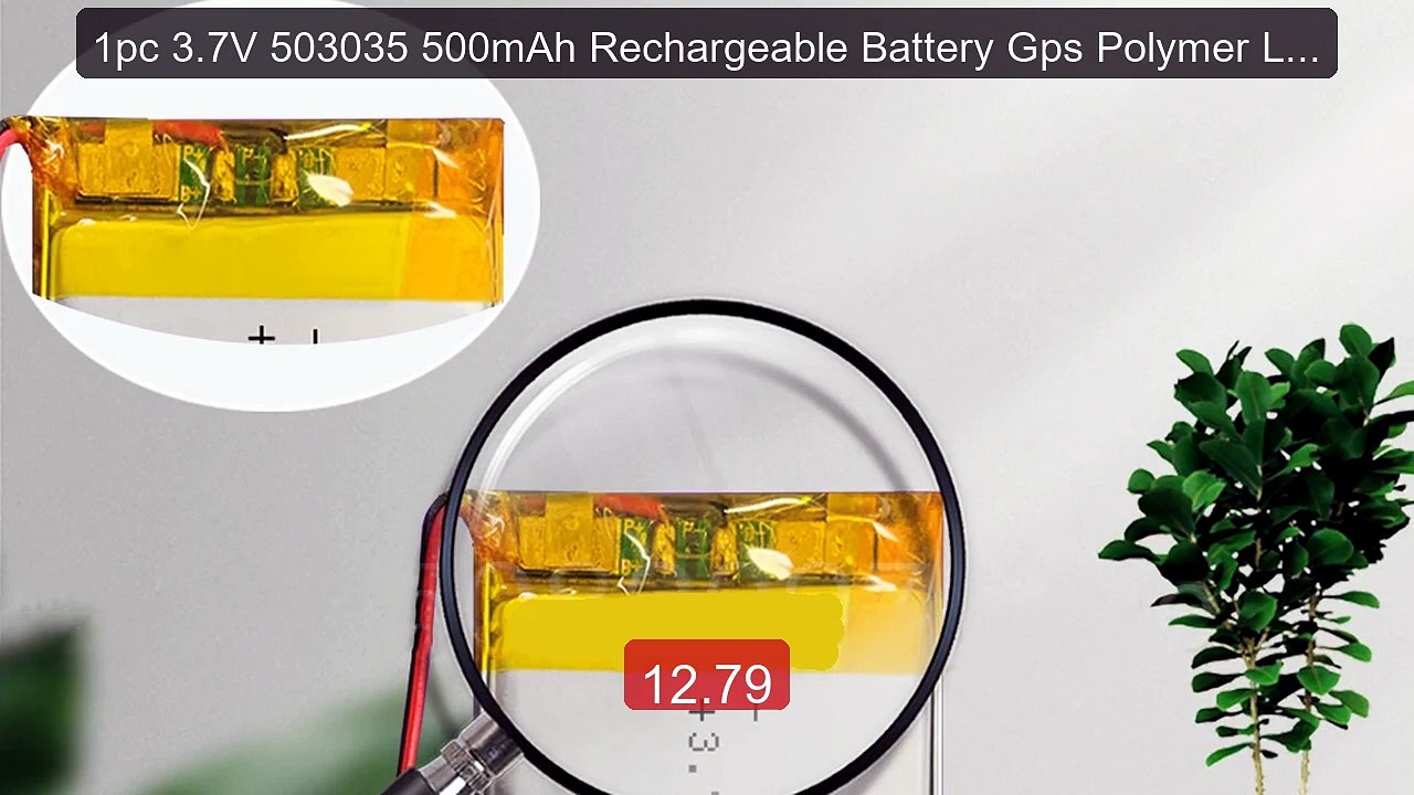 1pc 3.7V 503035 500mAh Rechargeable Battery Gps Polymer Lithium Ba... -- Best Deal 2026 | Shop Now!