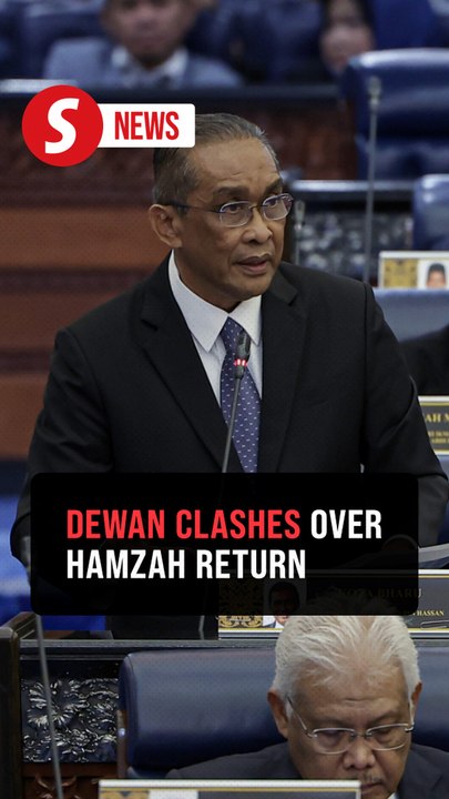 Spat breaks out in Dewan Rakyat over Hamzah’s reappointment as Opposition leader