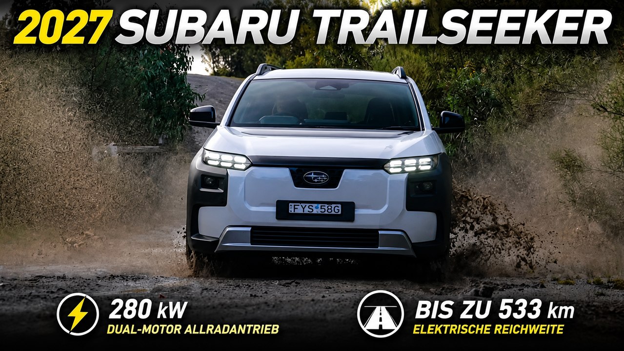 2027 Subaru Trailseeker: 280 kW Leistung und 533 km Reichweite