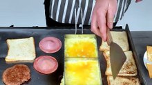 Sandwich and Hamburger made with savory fillings