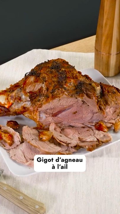 Gigot d’agneau à l’ail