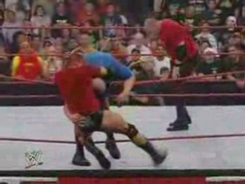Raw 23 6 08 - SD vs Raw vs ECW battle royal part 2