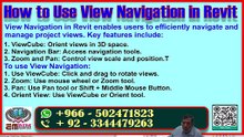 How t use View Navigation in Revit & how to use it-Interface Basics - 01