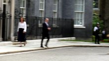Starmer applauded by colleagues as he steps out of No. 10