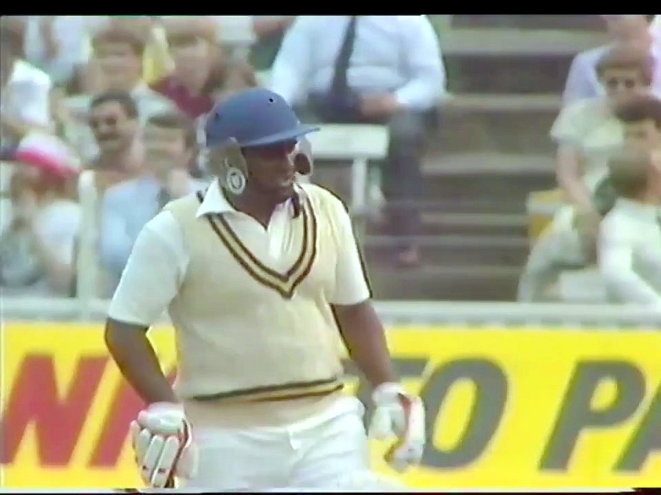 Duleep Mendis vs Ian Botham, 3 Brutal Sixes and 1 Four Botham Furious, at Lords in 1984