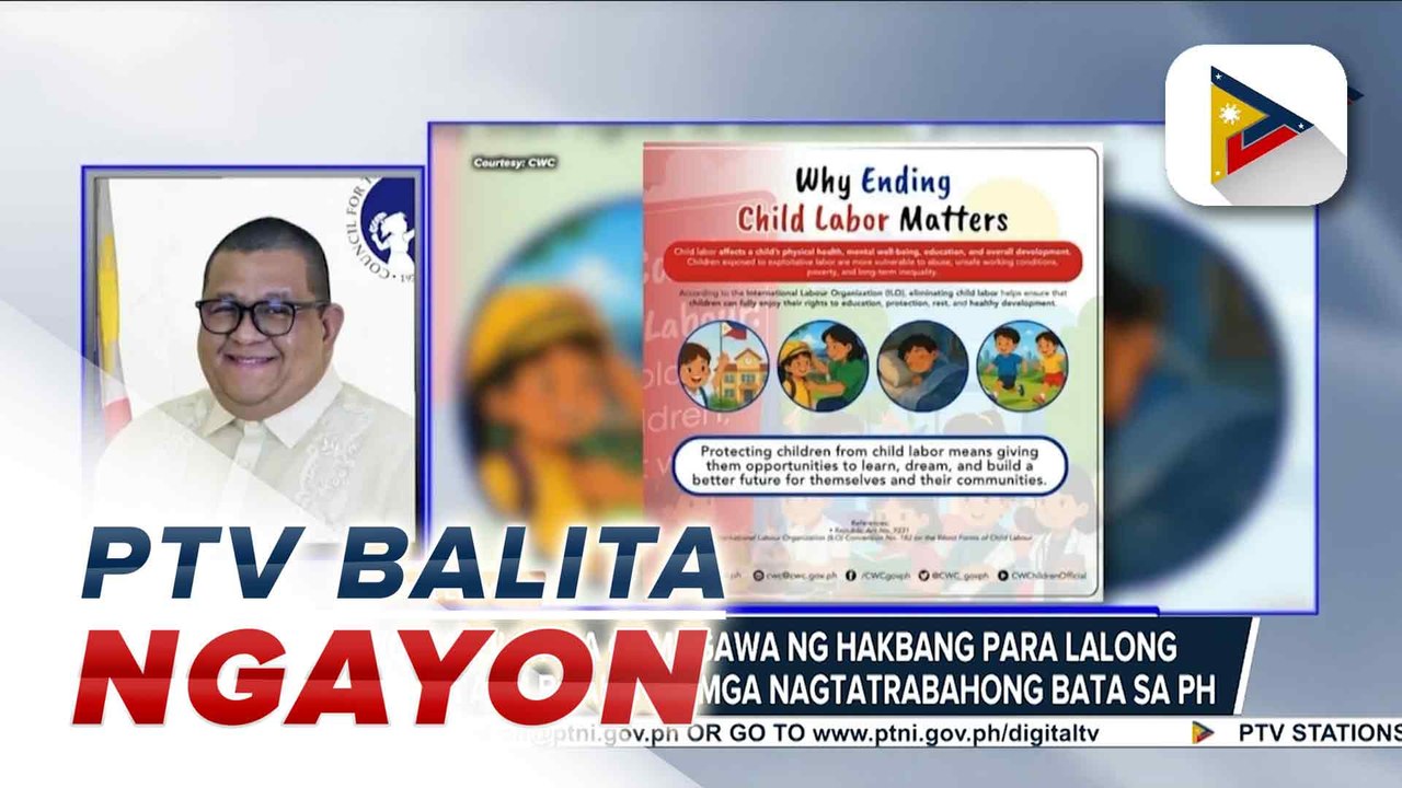 CWC, patuloy na gumagawa ng hakbang para lalong mapababa ang bilang ng mga nagtatrabahong bata sa Ph
