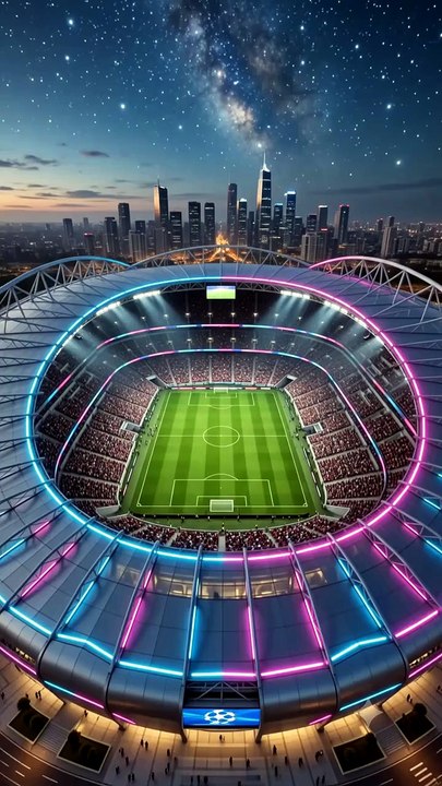 Golden Hour Magic! 🌅 | Epic Stadium Opening Ceremony & City Skyline