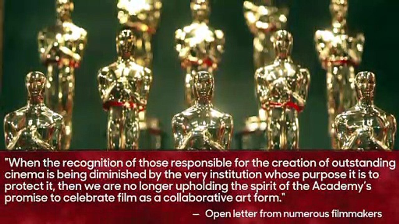 Filmmakers Pen Open Letter Against Oscar Presentation Plan, Academy Defends Decision | THR News [Full Movie]