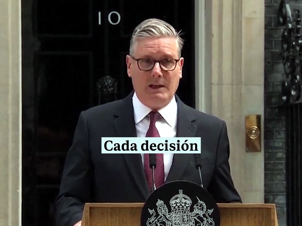 El primer ministro británico, Keir Starmer, anuncia su dimisión