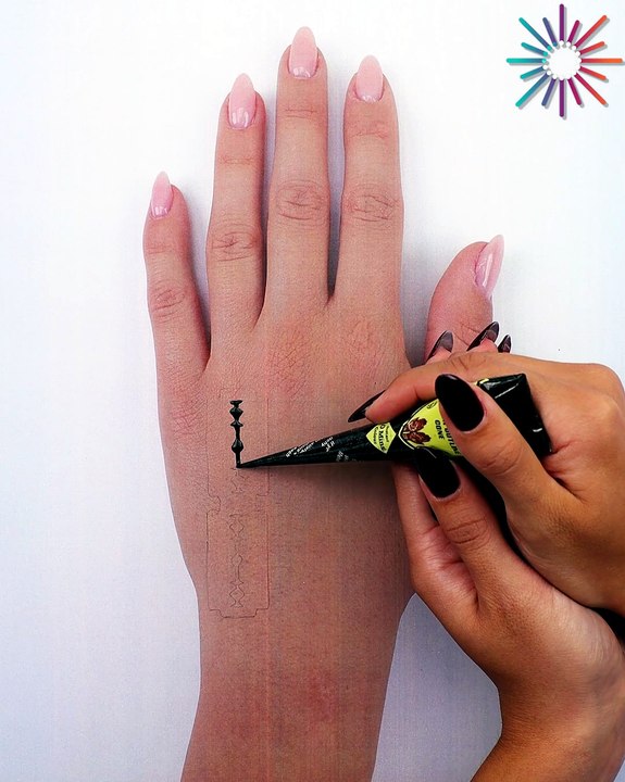 Top design idea for henna patterns😍