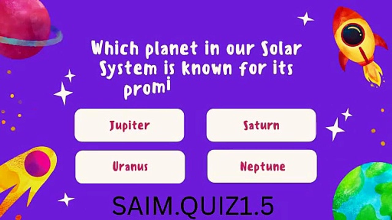 Purple Colorful Illustrative Animated Question Quiz Video