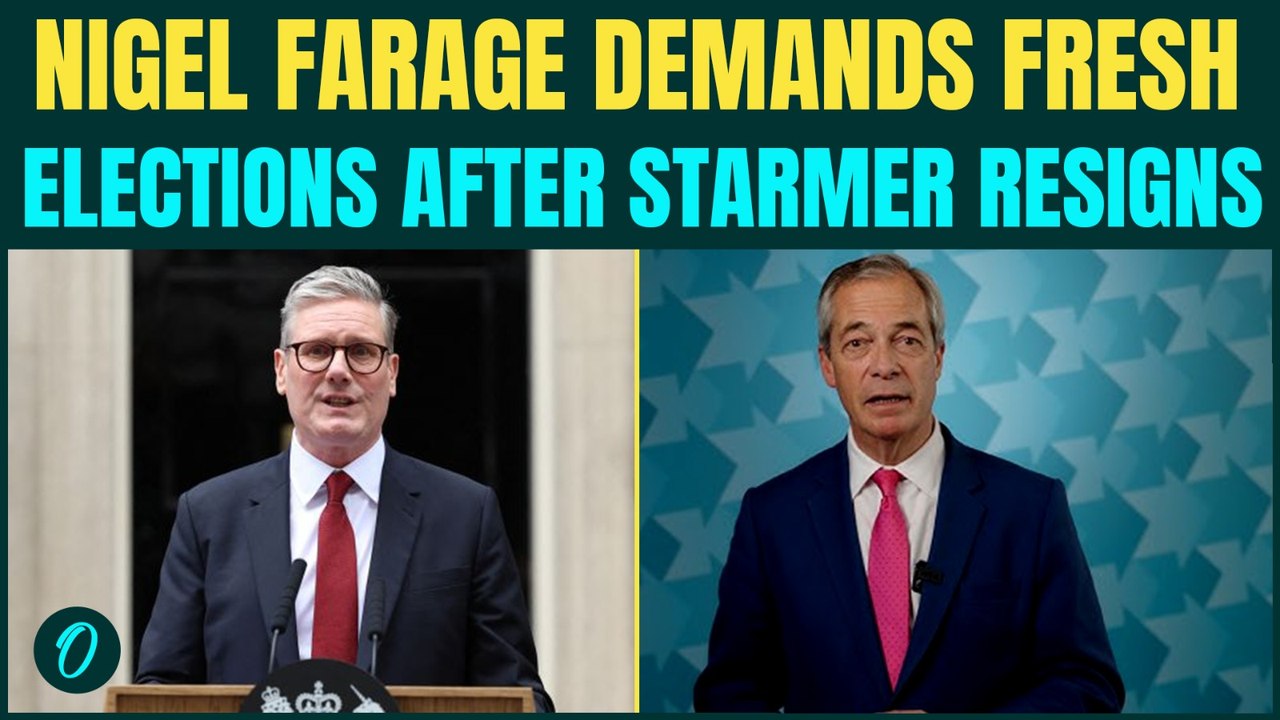 Nigel Farage SLAMS Starmer After He Announces Exit Timeline | UK Faces Leadership SHAKE-UP
