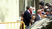 Salida de Víctor de Aldama del Tribunal Supremo