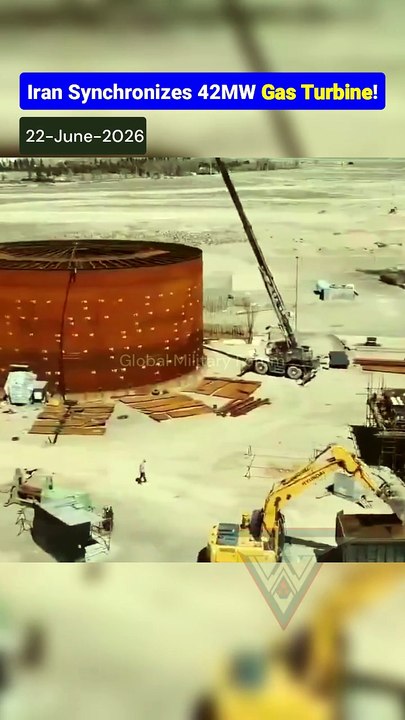 Iranian-Built New 42MW Gas Turbine