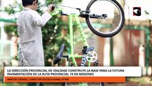 La DPV construye la base para la futura pavimentación de la Ruta Provincial 15 en Misiones