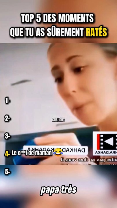 TOP 5 DES MOMENTS QUE TU AS SÛREMENT RATÉS | PARTIE 16