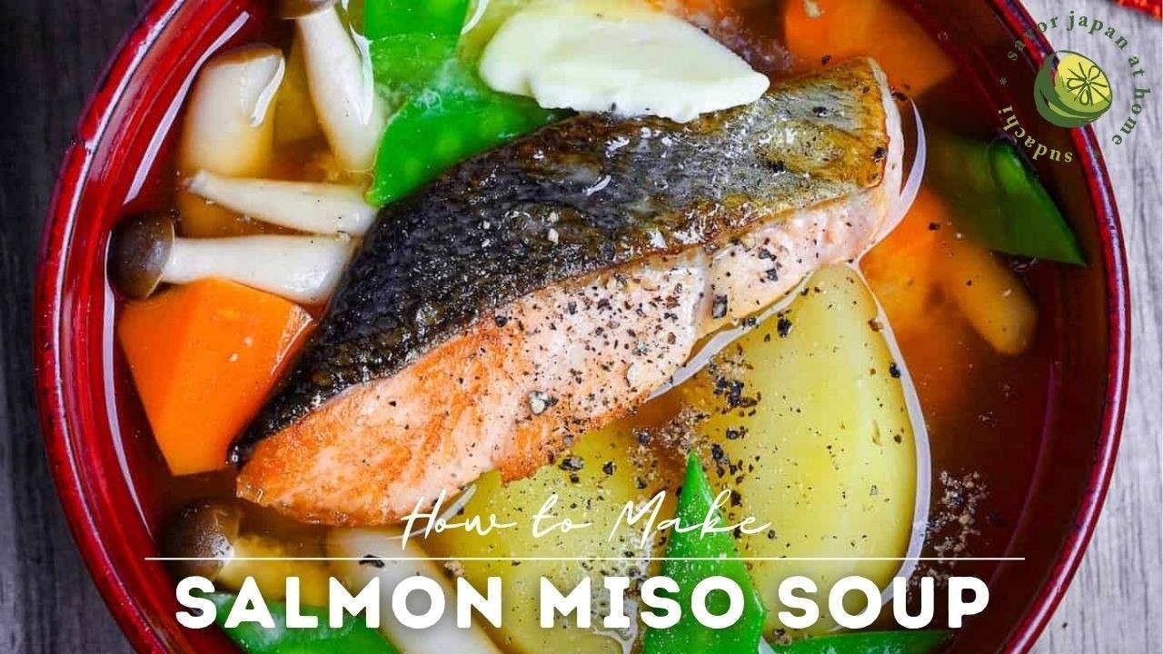 Salmon Miso Soup Recipe with Carrots and Potatoes