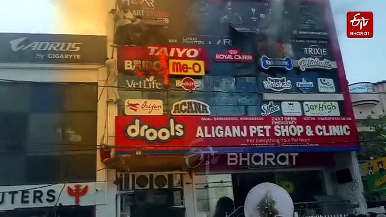 15 Dead In Massive Fire At Gaming Zone And Software Office In Lucknow's Aliganj