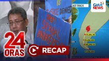 24 Oras: (Part 2) Bagyong Francisco, posibleng maging 'Super Typhoon'; Umano'y sexual harassment sangkot ang ilang guro; Update sa Pre-Trial Conference para sa VP Duterte Impeachment, atbp.