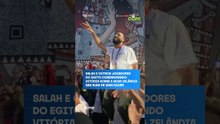 Salah e outros jogadores do Egito comemoram vitória sobre a Nova Zelândia em Vancouver #shorts