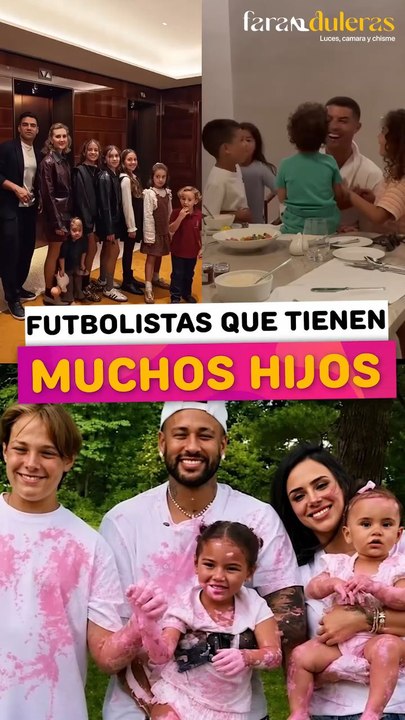 Futbolistas que tienen muchos hijos