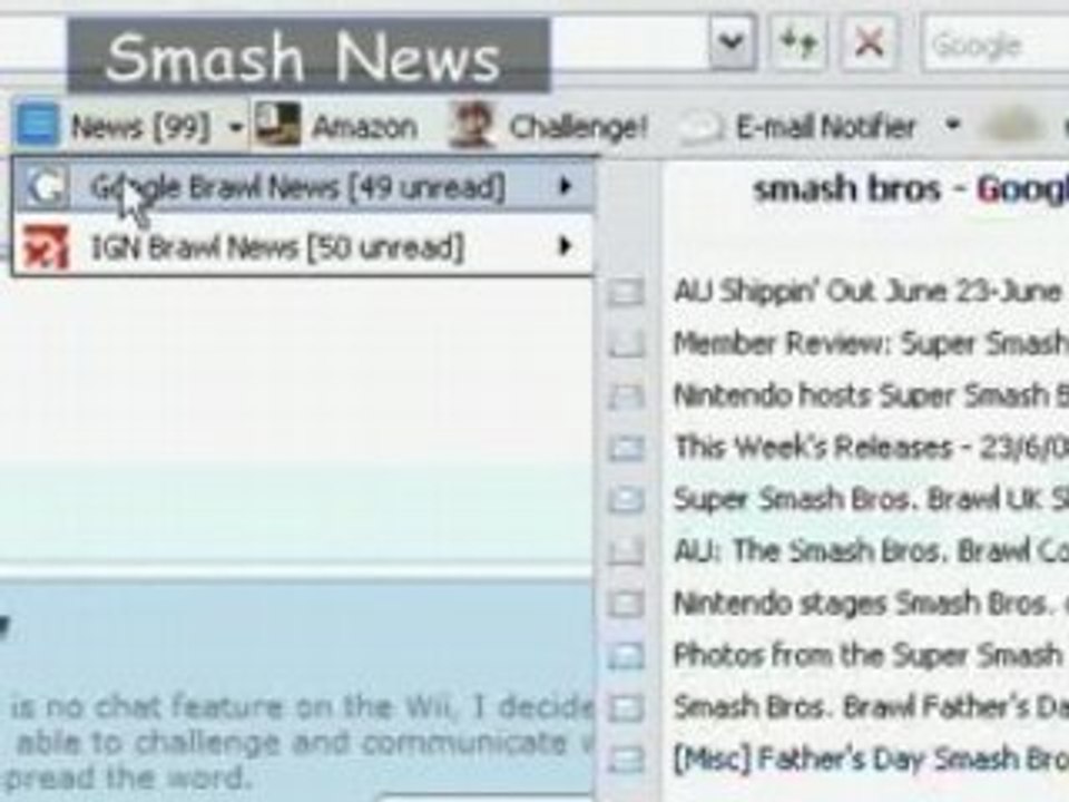 How to Use Super Smash Bros. Brawl Toolbar