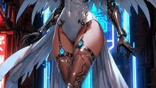 The Cyber Seraph of Neon Grace.