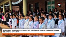 Dos nuevas aulas para la Escuela 883: avanza una obra esperada por toda la comunidad educativa
