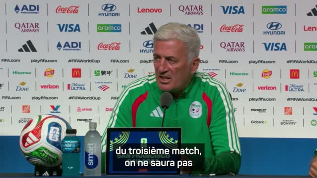 Algérie - Petkovic : "Le match face à la Jordanie n'est pas décisif"