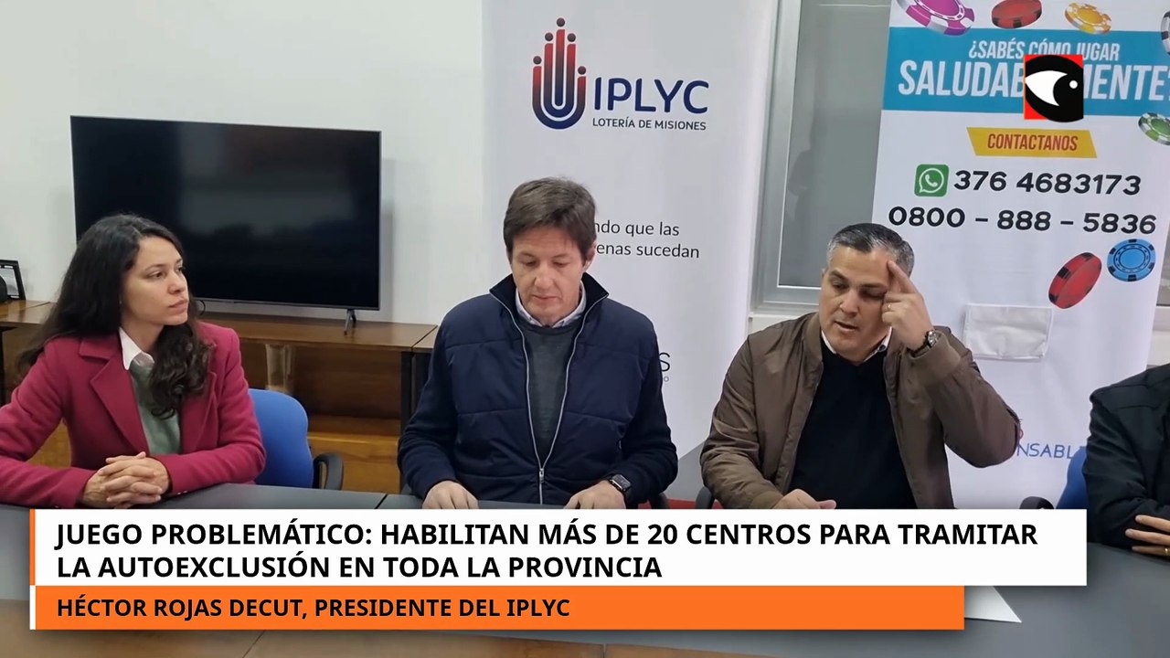 Juego problemático: habilitan más de 20 centros para tramitar la autoexclusión en Misiones