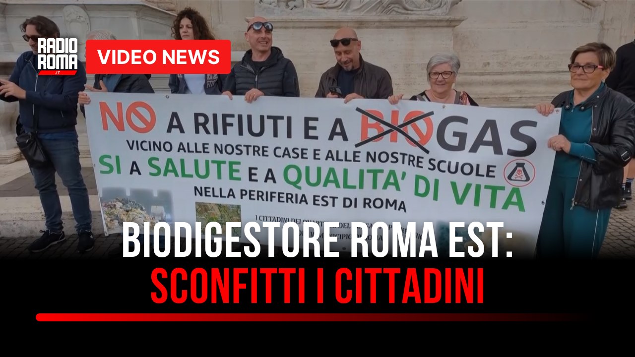 Biodigestore Roma Est: sconfitta processuale per i cittadini che si oppongono