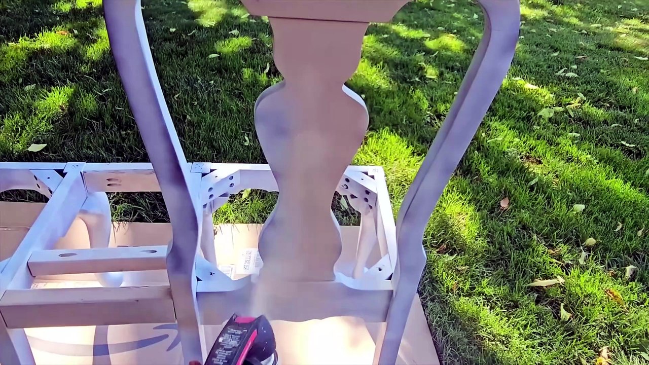 She Cuts Up An Old Bench For This Brilliant Backyard Masterpiece