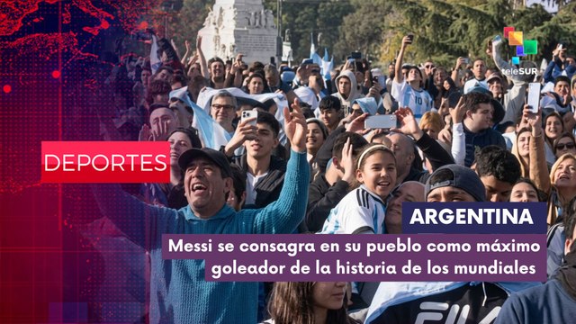 DEPORTES EC | Messi impulsa a Argentina a octavos del mundial y rompe récord goleador 22-06-26