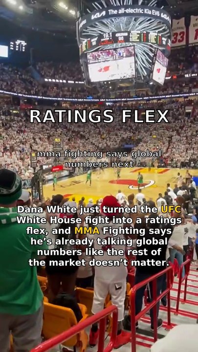 Dana White admits UFC White House ratings stunt