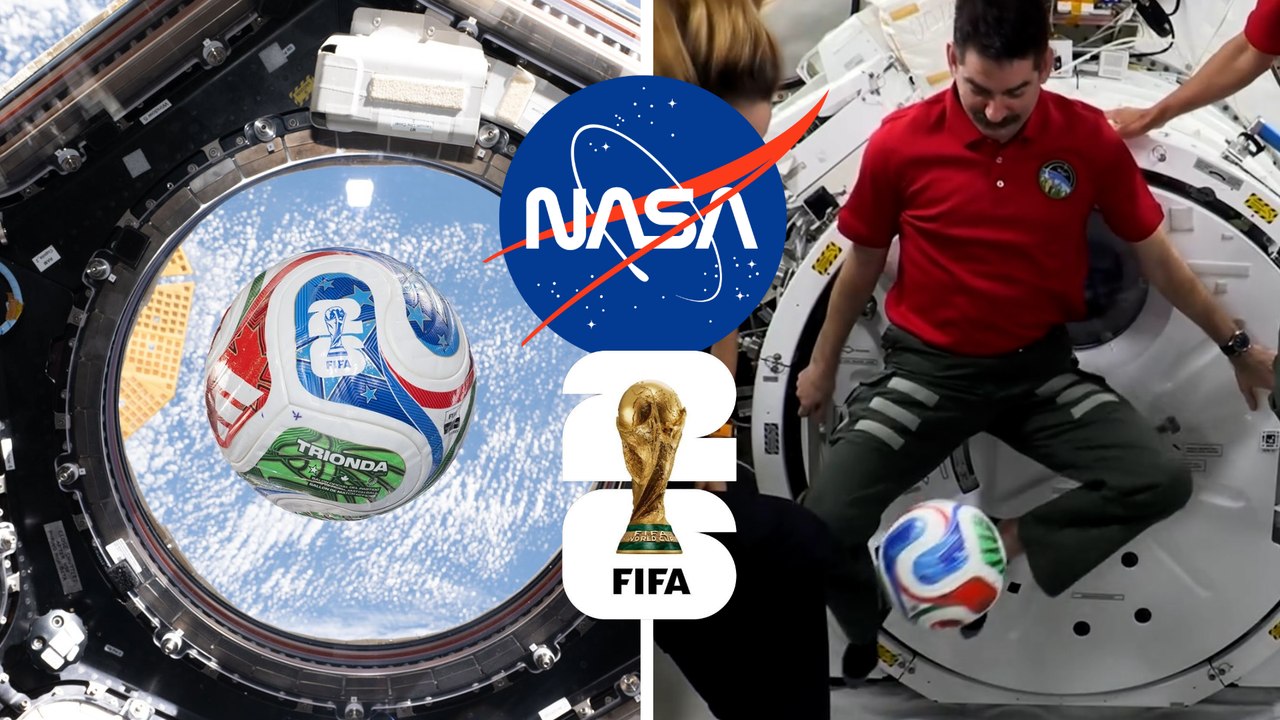 Mundial 2026 llega al espacio: el balón Trionda arriba a la Estación Espacial Internacional de la NASA
