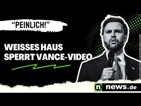 JD Vance: Eines der peinlichsten Dinge seit langem – Weißes Haus sperrt Vance-Video