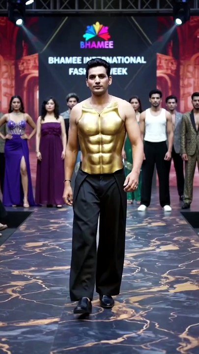 Mr. Raj Thakur [as] showstopper at " BHAMEE INTERNATIONAL  FASHION WEEK 21 June, 2026 Pro company  SB Entertainment pvt.Ltd