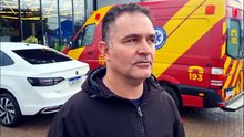 "Ele estava delirando", diz homem que ajudou idoso com ferimento no pescoço
