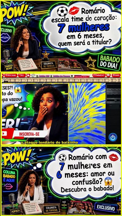 7 em 6 meses! #Romário escala time do amor e esquece de avisar o VAR hotel com #NanaGouvêa e #MarcielleMota no mesmo lance 😱⚽
