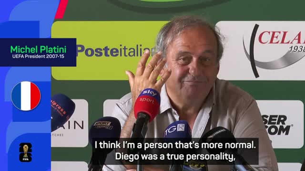 'Maradona was a special person' - Platini