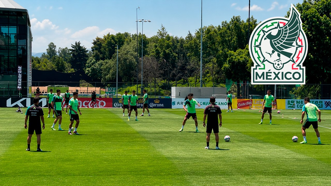 Selección Mexicana continúa con los entrenamientos en el CAR previo a enfrentar a Chequia