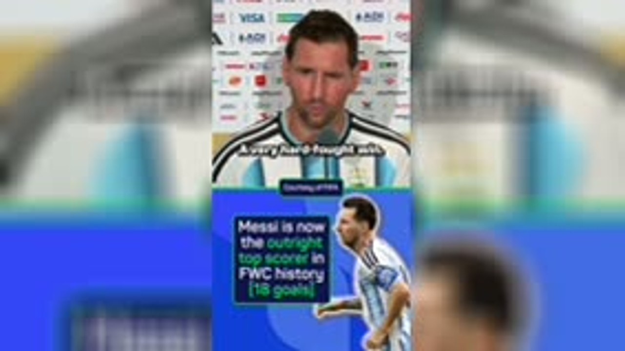 Is Messi the World Cup G.O.A.T after goal record?