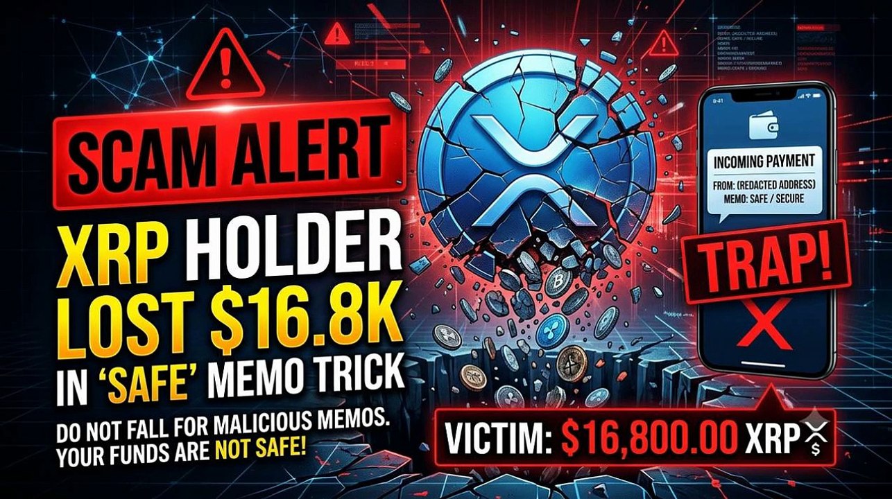 XRP Scam Alert: “Safe” Memo Trick Costs Holder $16.8K