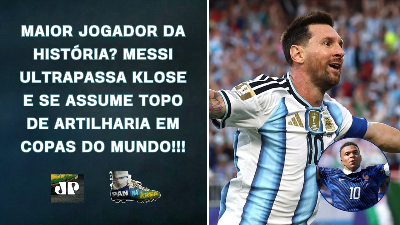 ELE É IMPARÁVEL!!! MESSI MARCA DOIS E SE TORNA O MAIOR ARTILHEIRO DAS COPAS DO MUNDO! | PAN NA ÁREA