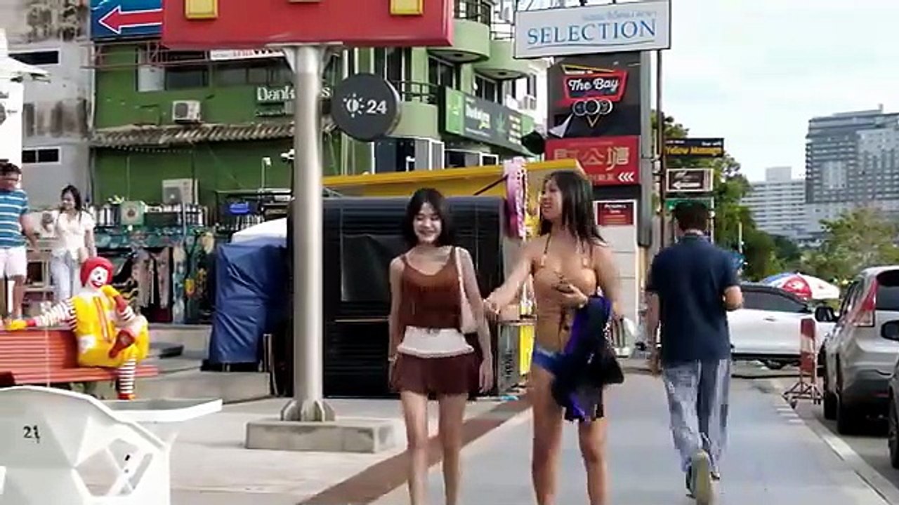 Pattaya Thailand, Beautiful Street Scenes
