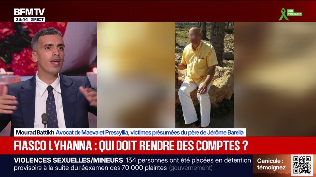 Affaire Lyhanna: le parquet ne rouvrira pas le dossier de Prescyllia, victime présumée du père de Jérôme Barella, annonce Mourad Battikh, son avocat