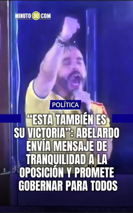 ¡Un llamado contundente a la unidad nacional!